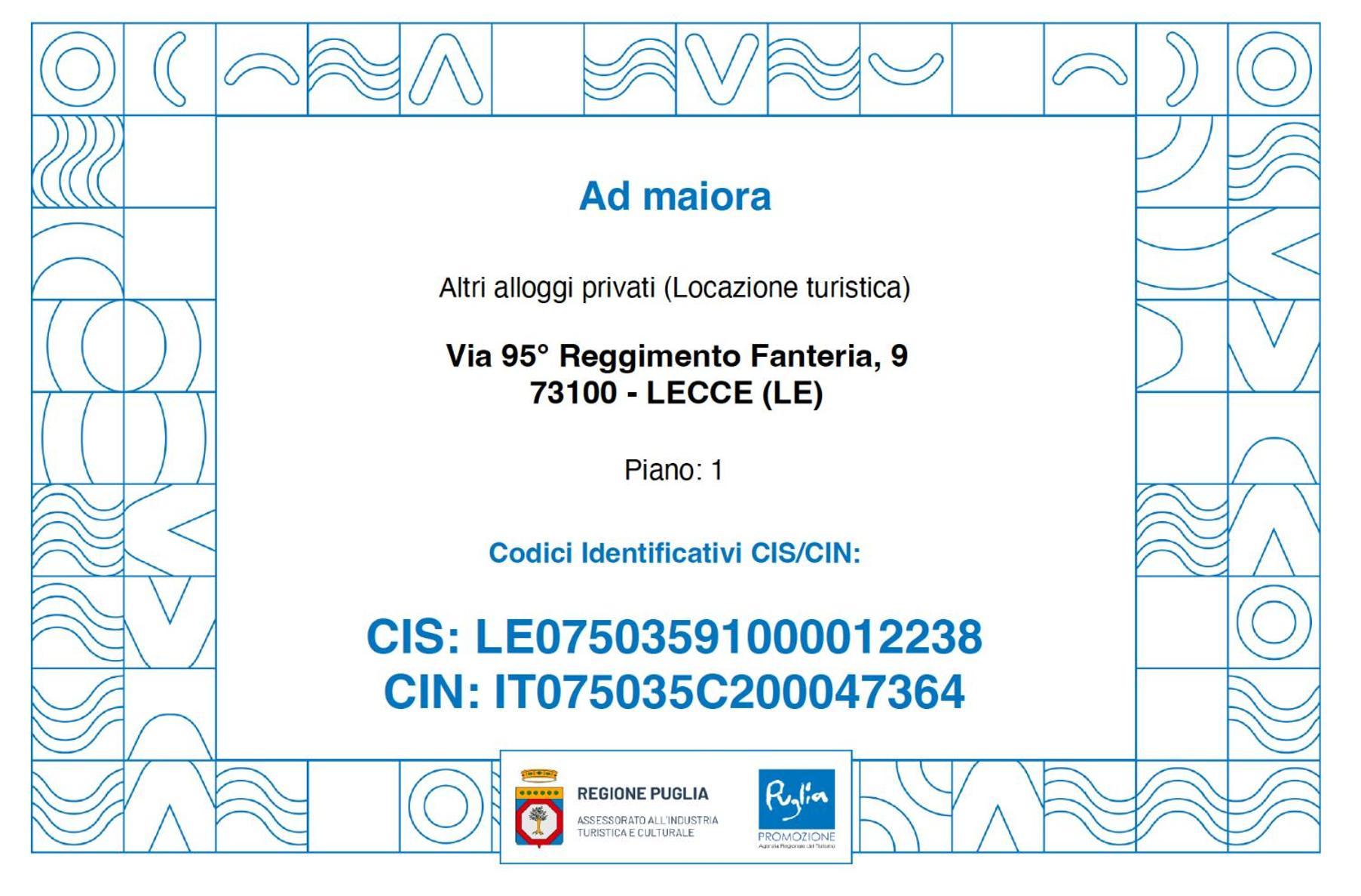 Ad Maiora Salento Lägenhet Lecce Exteriör bild